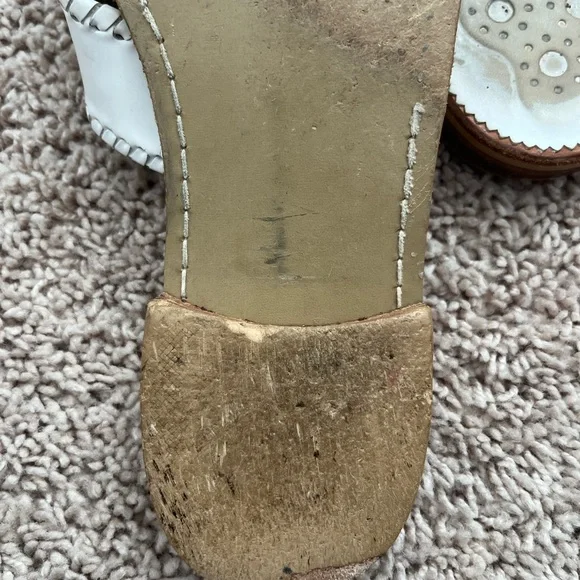 Jack Rogers White and Brown Sandals - Picture 9 of 16